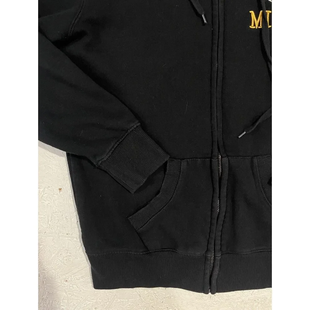 Stadium Missouri Mizzou Tigers Full Zip Jacket Womens‎ Small Black Yellow